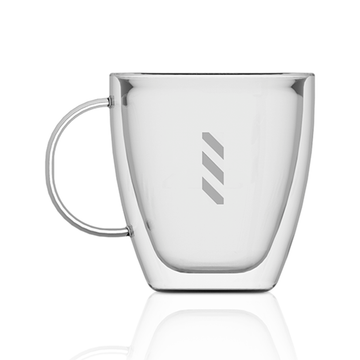Double Walled Insulated Glass Mugs